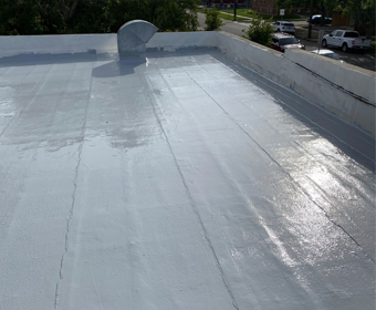 Single Ply membrane roof